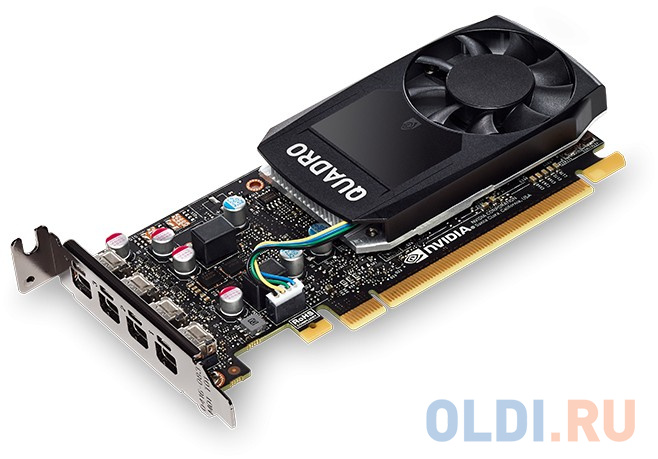 

Видеокарта PNY Quadro P620 Quadro P620 DVI PCI-E 2048Mb GDDR5 128 Bit Bulk VCQP620DVIBLK-1