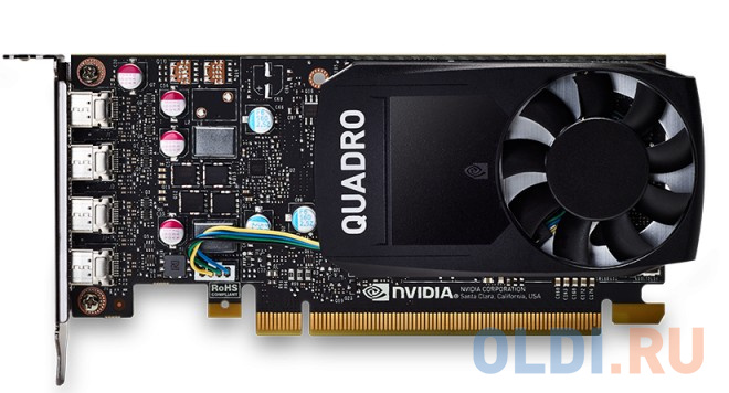 

Видеокарта PNY Quadro P620 Quadro P620 DVI PCI-E 2048Mb GDDR3 128 Bit Retail VCQP620DVI-PB