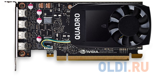 

Видеокарта DELL Quadro P1000 nVidia Quadro P1000 4096Mb