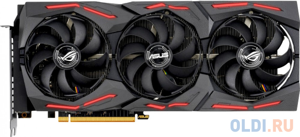 

Видеокарта Asus PCI-E 4.0 ROG-STRIX-RX5700XT-O8G-GAMING AMD Radeon RX 5700XT 8192Mb 256bit GDDR6 1840/14000/HDMIx1/DPx3/HDCP Ret