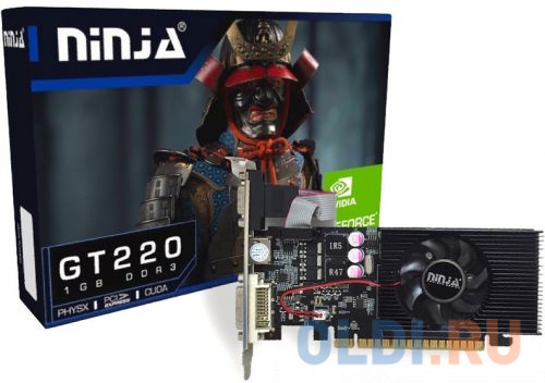 Видеокарта SINOTEX Ninja GeForce GT 220 NH22NP013F 1024Mb видеокарта sinotex ninja geforce gt710 1gb nf71np013f