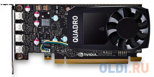 

Видеокарта PNY Quadro P620 VCQP620V2BLK-5 2048Mb