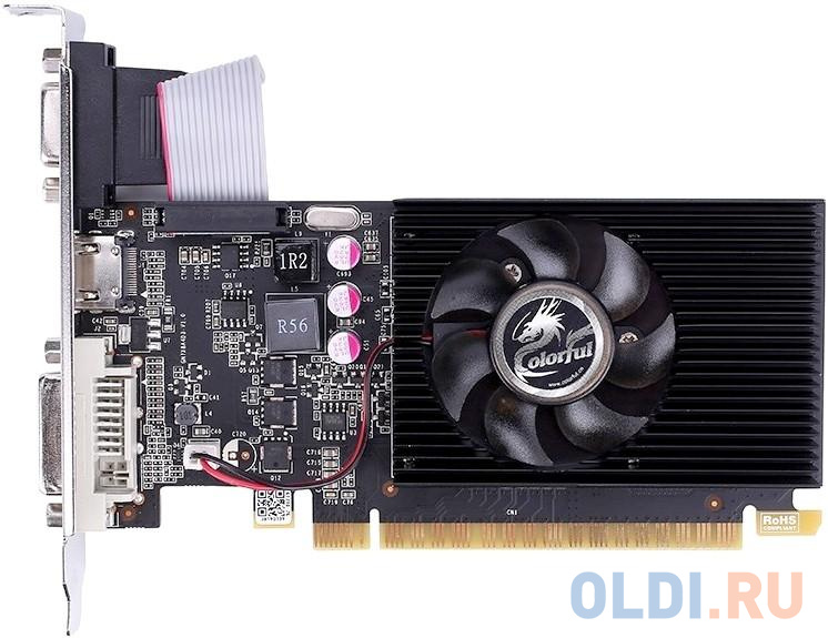 

Видеокарта COLORFUL BANDS GeForce GT 710 GT710-2GD3-V 2048Mb 954 MHz