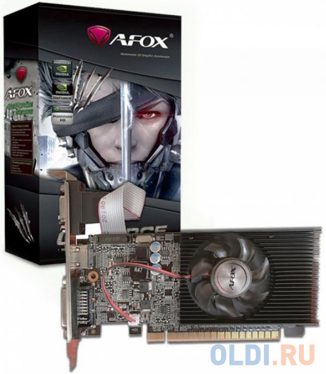 Видеокарта Afox GeForce GT 710 AF710-1024D3L8 1024Mb