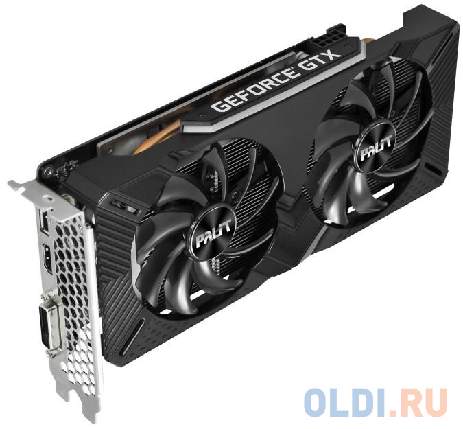 Видеокарта Palit GeForce GTX 1660 DUAL 6144Mb от OLDI