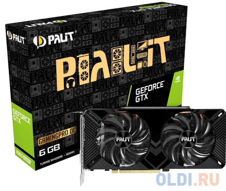 Видеокарта Palit GeForce GTX 1660 SUPER GP OC 6144Mb NE6166SS18J9-1160A-1 фото