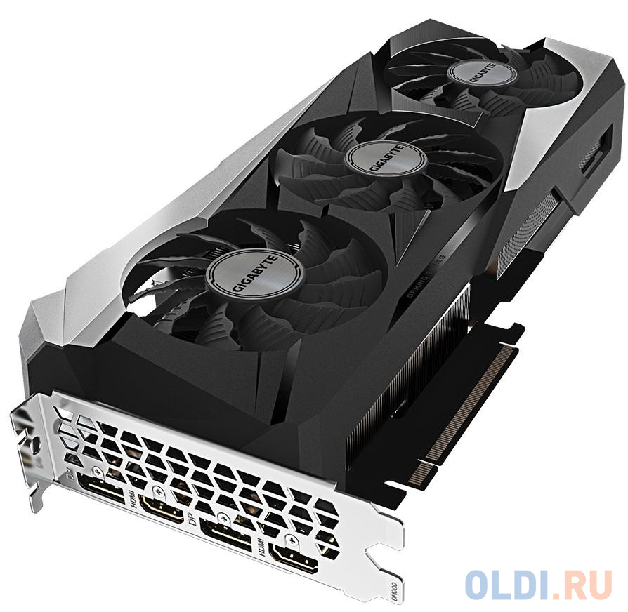 Видеокарта Gigabyte PCI-E 4.0 GV-N307TGAMING OC-8GD NVIDIA GeForce RTX 3070TI 8192Mb 256 GDDR6X 1830/19000/HDMIx2/DPx2/HDCP Ret от OLDI