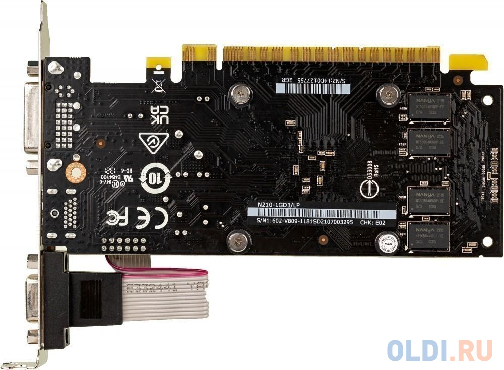 Видеокарта MSI GeForce GT 210 N210-1GD3/LP 1024Mb от OLDI