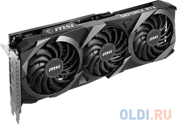 Видеокарта MSI nVidia GeForce RTX 3060 Ti VENTUS 3X 8G OC LHR 8192Mb фото