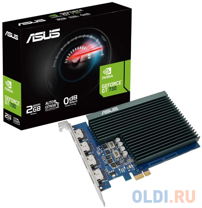 Видеокарта ASUS GeForce GT 730 GT730-4H-SL-2GD5 2048Mb от OLDI