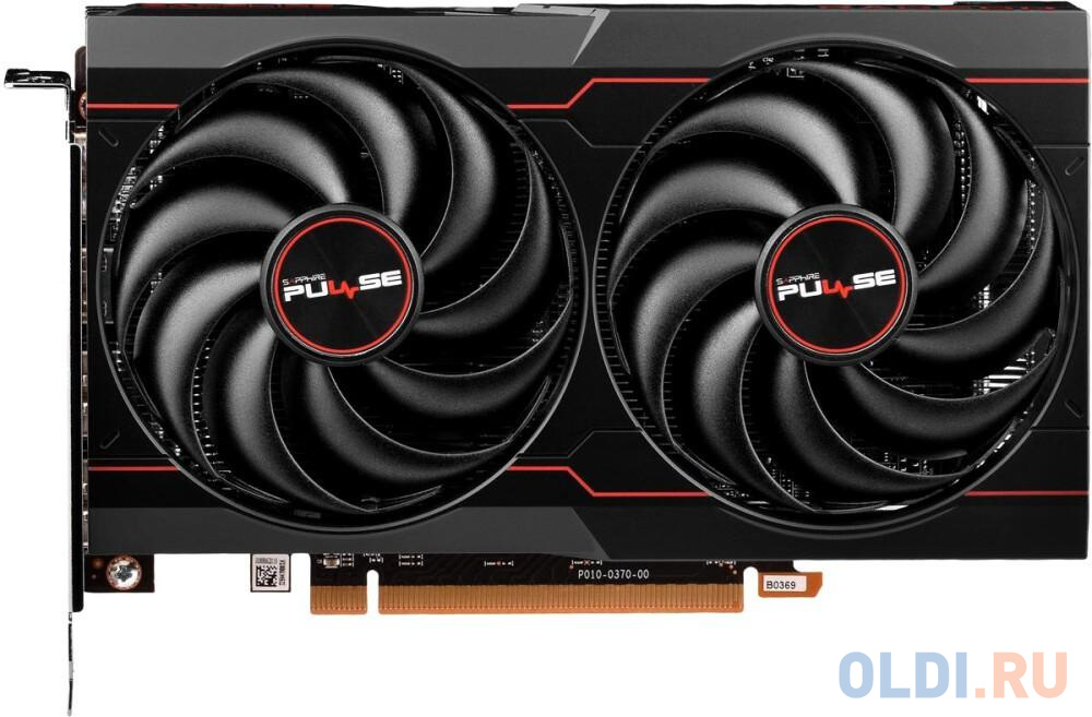 Видеокарта Sapphire Radeon RX 6600 Pulse 8192Mb 11310-01-20G видеокарта sapphire radeon rx 6500 xt pulse 4096mb