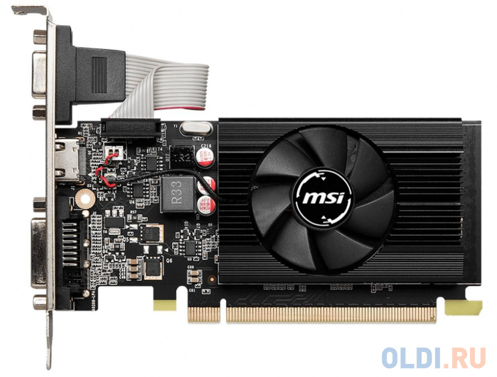 Видеокарта MSI GeForce GT 730 N730K-2GD3/LP 2048Mb видеокарта gigabyte geforce gt 710 gv n710d5sl 2gl 2048mb