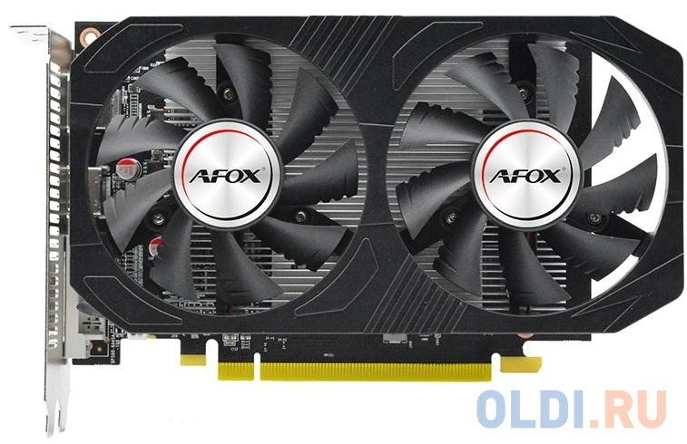 Видеокарта Afox Radeon RX 550 AFRX550-4096D5H4-V6 4096Mb видеокарта powercolor pci e axrx 550 4gbd5 hle amd radeon rx 550 4096mb 128 gddr5 1190 6000 dvix1 hdmix1 dpx1 hdcp ret