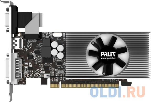 

Видеокарта 2Gb <PCI-E> Palit GT730 с CUDA <GFGT730, SDDR3, 64 bit, HDCP, VGA, DVI, HDMI, OEM>