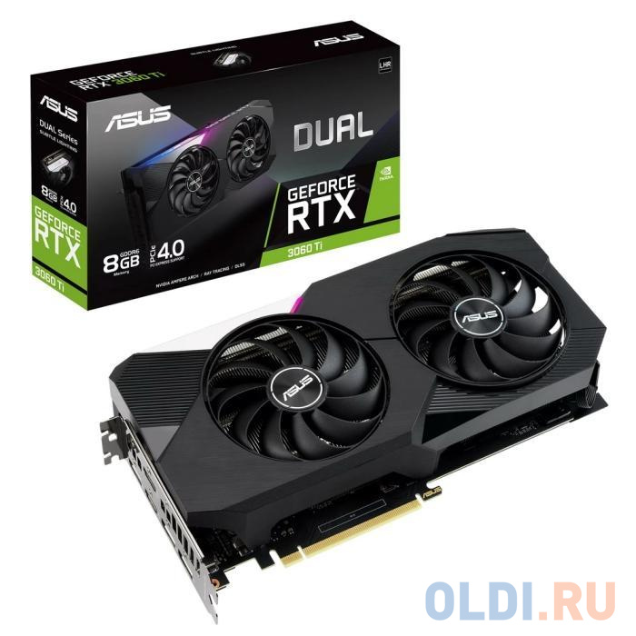 

DUAL-RTX3060Ti-8G-V2 RTX3060TI 8GB GDDR6 256bit 2xHDMI 3xDP (327301)