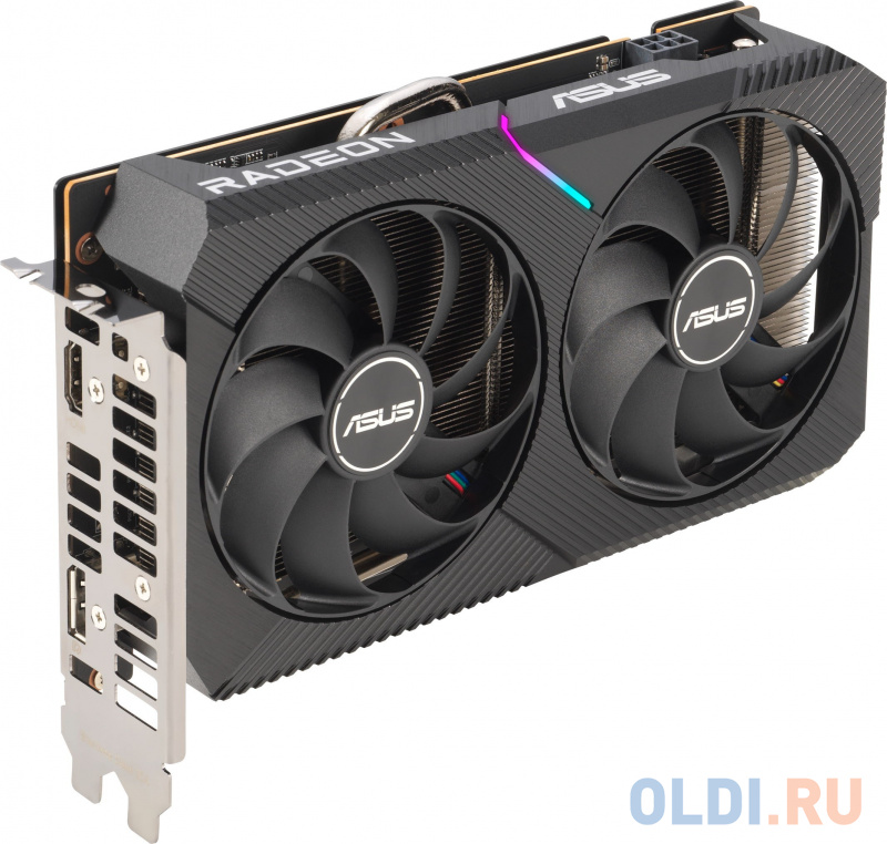 Видеокарта ASUS Radeon RX 6500 XT DUAL OC 4096Mb фото