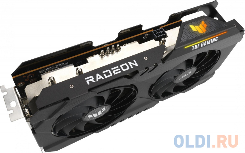 Видеокарта Asus PCI-E 4.0 TUF-RX6500XT-O4G-GAMING AMD Radeon RX 6500XT 4096Mb 64 GDDR6 2685/18000 HDMIx1 DPx1 HDCP Ret фото