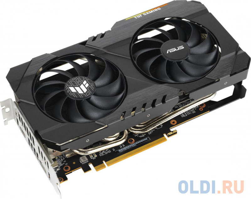 Видеокарта Asus PCI-E 4.0 TUF-RX6500XT-O4G-GAMING AMD Radeon RX 6500XT 4096Mb 64 GDDR6 2685/18000 HDMIx1 DPx1 HDCP Ret фото