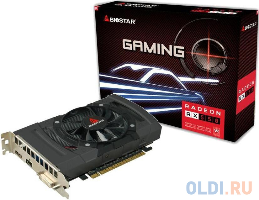 Видеокарта BIOSTAR Radeon RX 550 Gaming 4096Mb
