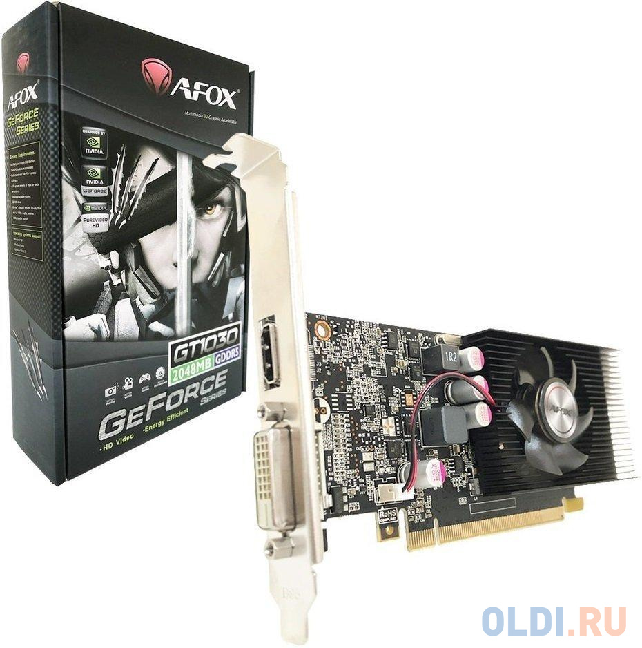 Afox GeForce GT 1030 AF1030-2048D5L7 2048Mb
