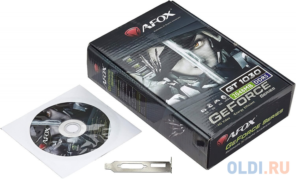 Видеокарта Afox GeForce GT 1030 AF1030-2048D5L7 2048Mb фото