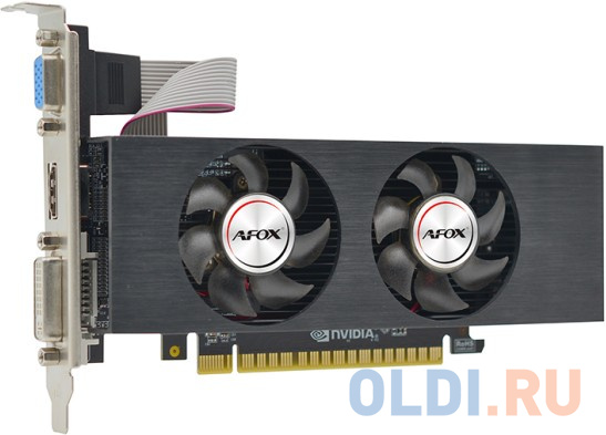 GTX750 LP 2GB GDDR5 128BIT DVI-D VGA HDMI DUAL FAN RETAIL PACK (875004) фото