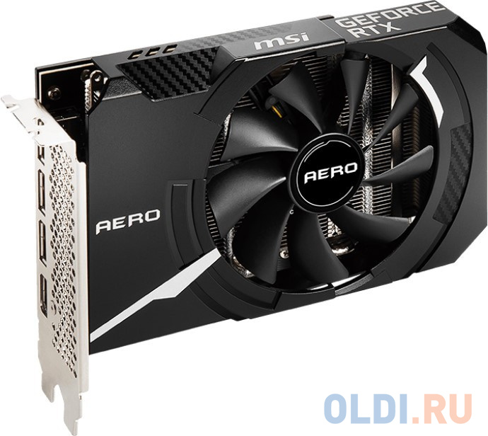 Видеокарта MSI nVidia GeForce RTX 3060 Ti AERO ITX 8G OC LHR 8192Mb фото