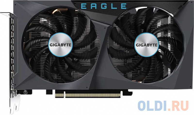 

Видеокарта Gigabyte PCI-E 4.0 GV-N3050EAGLE-8GD NVIDIA GeForce RTX 3050 8192Mb 128 GDDR6 1777/14000 HDMIx2 DPx2 HDCP Ret