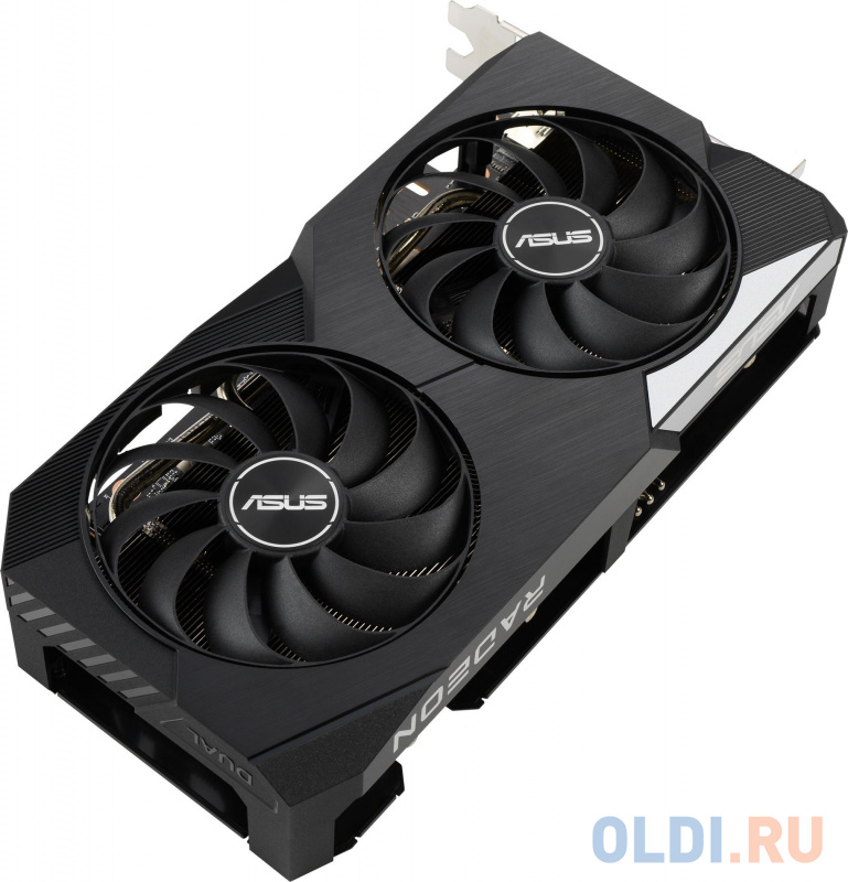 Видеокарта Asus PCI-E 4.0 DUAL-RX6650XT-O8G AMD Radeon RX 6650XT 8192Mb 128 GDDR6 2447/17500 HDMIx1 DPx3 HDCP Ret фото