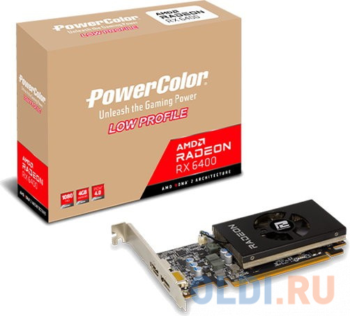 RX6400 Low Profile 4GB GDDR6 64bit HDMI DP (174110) RX6400 Low Profile 4GB GDDR6 64bit HDMI DP (174110) фото