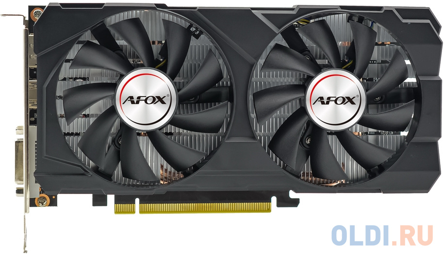 Видеокарта Afox nVidia GeForce RTX 2060 SUPER AF2060S-8192D6H4-V2 8192Mb видеокарта pci e 16x afox geforce gt730 1gb ddr3 128bit dvi hdmi vga lp single fan