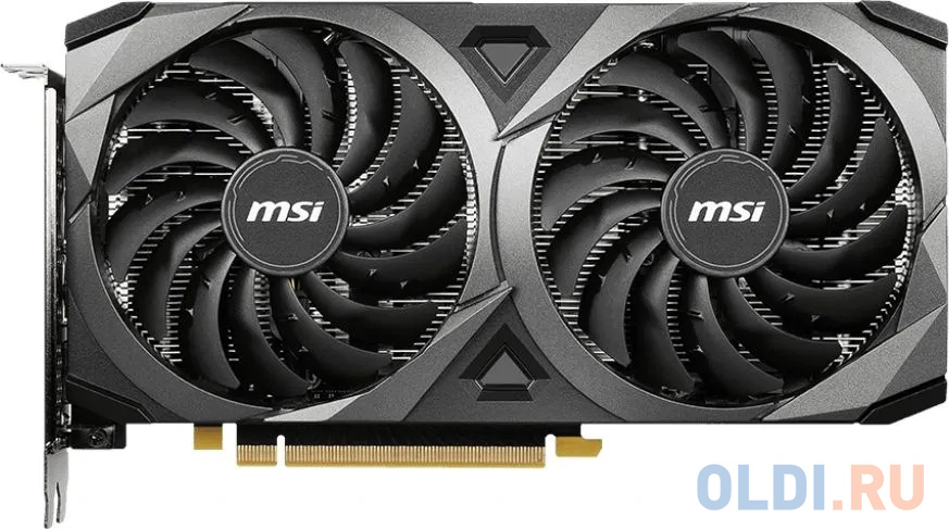 Видеокарта MSI PCI-E 4.0 RTX 3060 VENTUS 2X 12G NVIDIA GeForce RTX 3060 12288Mb 192 GDDR6 1680/15000 HDMIx1 DPx3 HDCP Ret