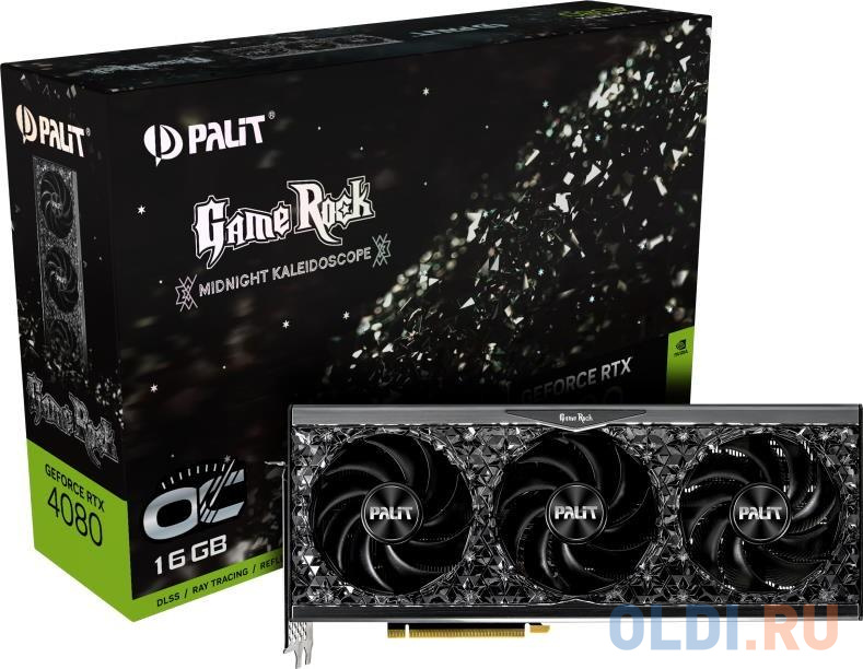 Видеокарта Palit nVidia GeForce RTX 4080 GameRock OC 16384Mb NED4080S19T2-1030G фото