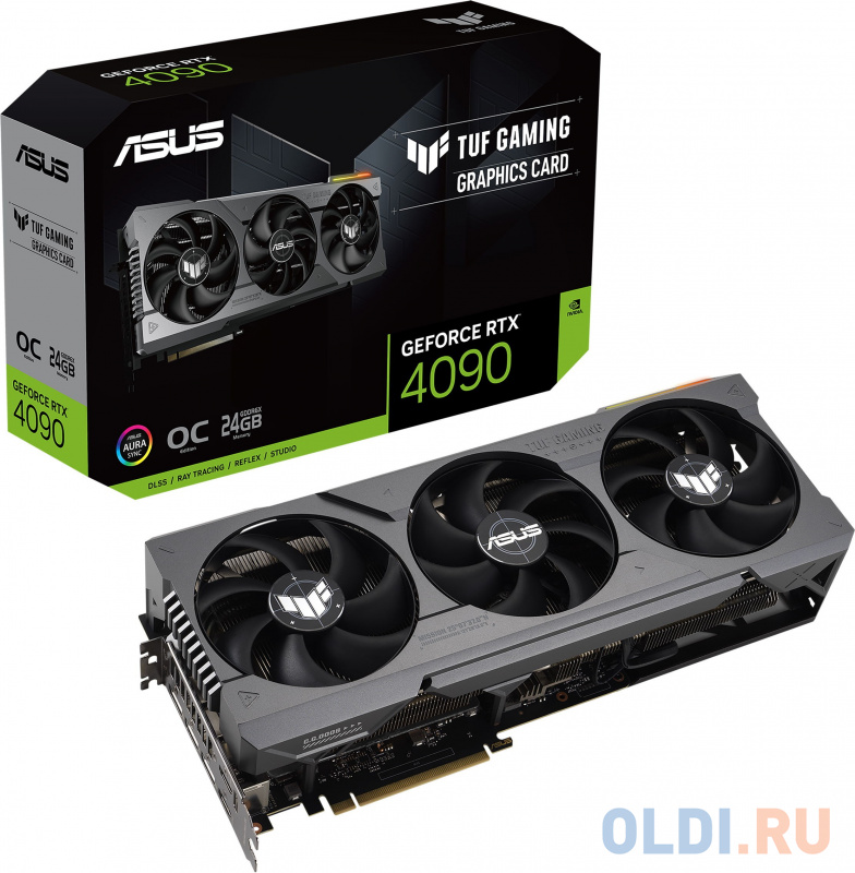 Видеокарта ASUS nVidia GeForce RTX 4090 TUF Gaming OC Edition 24576Mb 90YV0IE0-M0NA00 фото