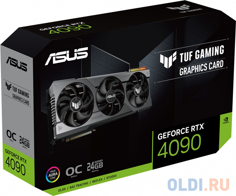 Видеокарта ASUS nVidia GeForce RTX 4090 TUF Gaming OC Edition 24576Mb 90YV0IE0-M0NA00 фото