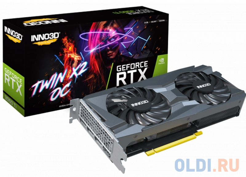 

Видеокарта InnoVISION nVidia GeForce RTX 3060 Ti TWIN X2 OC LHR 8192Mb