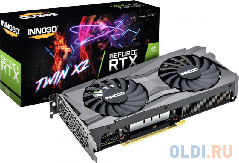 Видеокарта InnoVISION nVidia GeForce RTX 3060 TWIN X2 OC 12288Mb Видеокарта InnoVISION nVidia GeForce RTX 3060 TWIN X2 OC 12288Mb фото