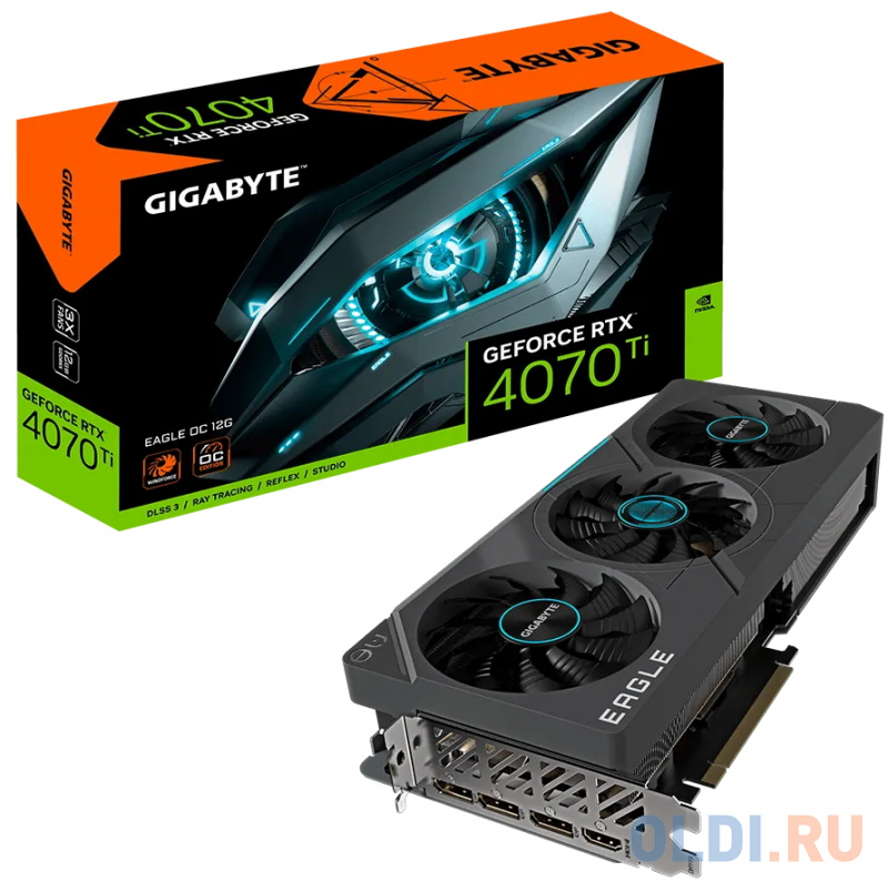 Видеокарта GigaByte nVidia GeForce RTX 4070 Ti EAGLE OC 12288Mb GV-N407TEAGLE OC-12GD фото
