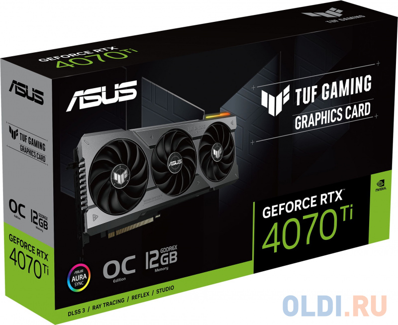 Видеокарта ASUS nVidia GeForce RTX 4070 Ti TUF OC 12288Mb 90YV0IJ0-M0NA00 фото