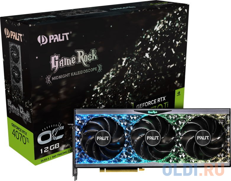 Видеокарта Palit nVidia GeForce RTX 4070 Ti GameRock OC 12288Mb NED407TU19K9-1045G фото
