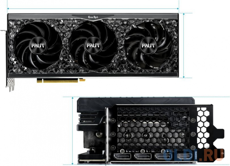 Видеокарта Palit nVidia GeForce RTX 4070 Ti GameRock 12288Mb фото