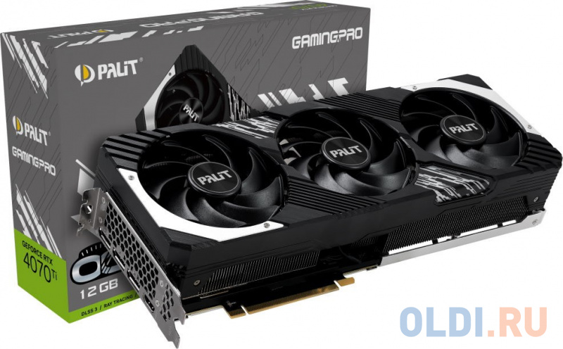 Видеокарта Palit nVidia GeForce RTX 4070 Ti GamingPro OC 12288Mb NED407TT19K9-1043A фото