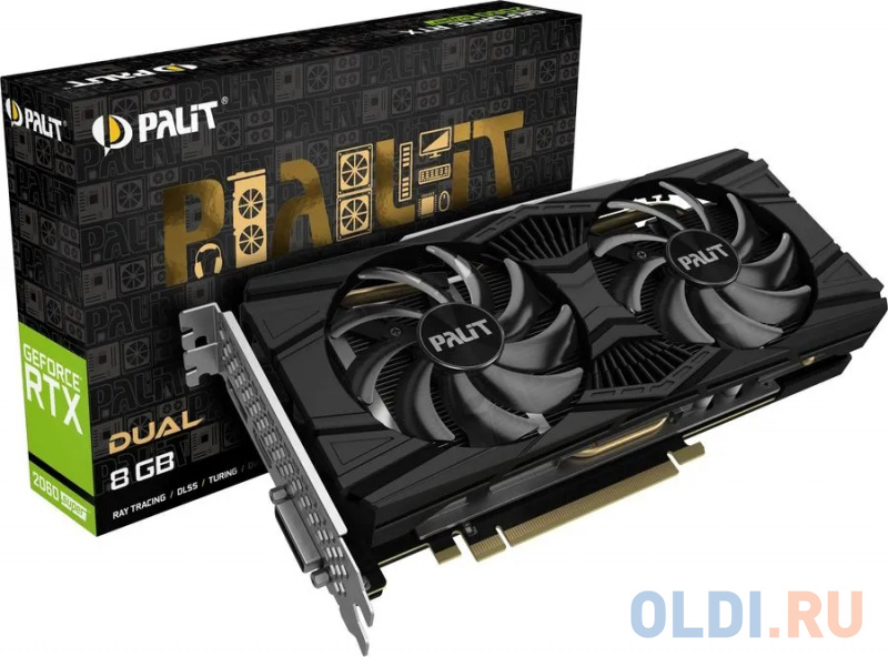 Видеокарта Palit nVidia GeForce RTX 2060 SUPER DUAL 8192Mb фото