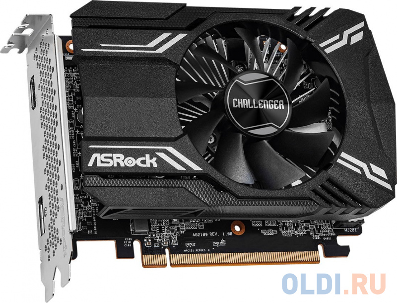 ASROCK Radeon RX 6400 Challenger ITX 4G, 1*DP, 1*HDMI, FAN 1; 90-GA3CZZ-00UANF фото