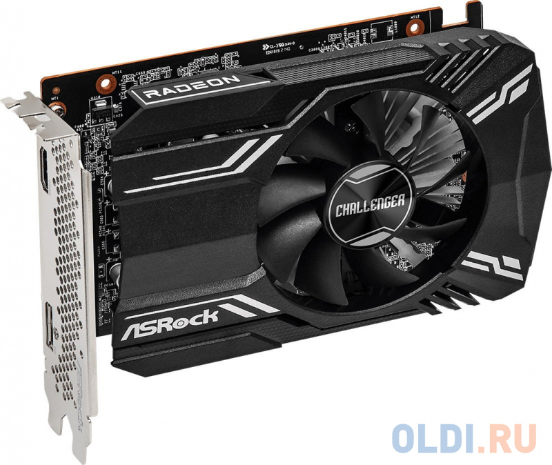 ASROCK Radeon RX 6400 Challenger ITX 4G, 1*DP, 1*HDMI, FAN 1; 90-GA3CZZ-00UANF фото