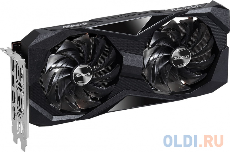ASROCK Radeon RX 6650 XT Challenger D 8G OC, 3*DP, 1*HDMI, FAN 2; 90-GA3RZZ-00UANF фото