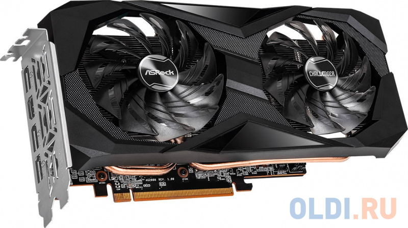 ASROCK Radeon RX 6650 XT Challenger D 8G OC, 3*DP, 1*HDMI, FAN 2; 90-GA3RZZ-00UANF фото