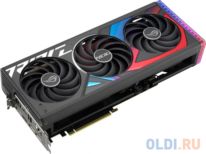 Видеокарта ASUS nVidia GeForce RTX 4070 Ti ROG Strix 12GB GDDR6X OC 12288Mb 90YV0II0-M0NA00 фото