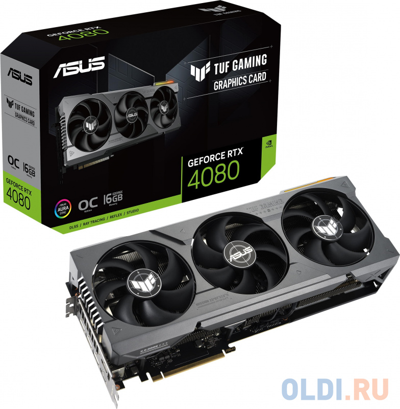 Видеокарта ASUS nVidia GeForce RTX 4080 TUF Gaming OC Edition 16384Mb фото
