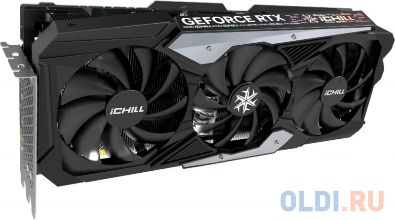 

Видеокарта Inno3D nVidia GeForce RTX 4080 ICHILL X3 16384Mb C40803-166XX-187049H